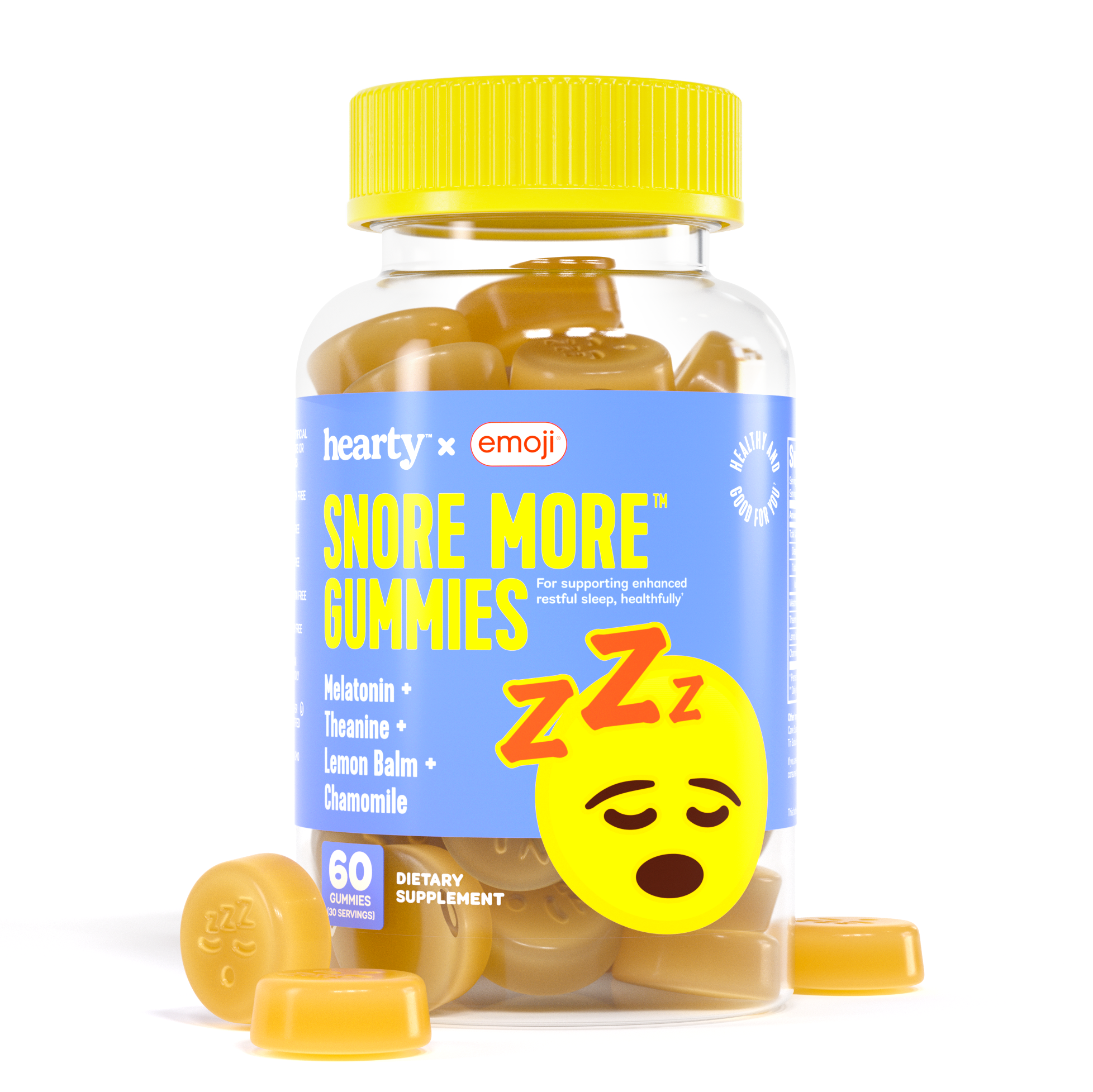 Snore-More Gummies, 60 Count – The Hearty Co.
